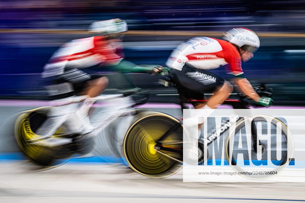 LEITAO Iuri, OLIVEIRA Rui Olympic Games Paris 2024 LEITAO Iuri OLIVEIRA Rui POR Portugal Landscape horizontal Landscape Event Event Olympic Games Paris 2024 Category Category Cycling Track Cycling Olympic Games Elite Men Location Place Europe France Saint Quentin en Yvelines Paris Velodrome National Discipline Madison Distance 50 km Date Date 10 08 2024 Saturday Day 6