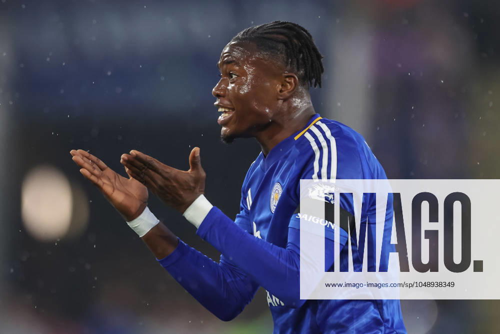 Premier League Leicester City v Tottenham Hotspur Abdul Fatawu of Leicester City reacts during the Premier League match Leicester City vs Tottenham Hotspur at King Power Stadium, Leicester, United Kingdom, 19th August 2024 (Photo by Mark Cosgrove News Images) Leicester King Power Stadium Leicestershire United Kingdom