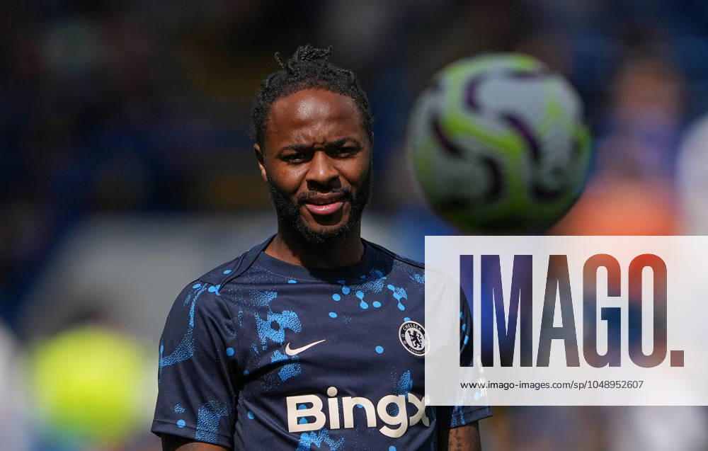 Raheem Sterling of Chelsea pre match during the 2024 25 Pre Season Friendly match between Chelsea and Internazionale at Stamford Bridge, London, England on 11 August 2024.
