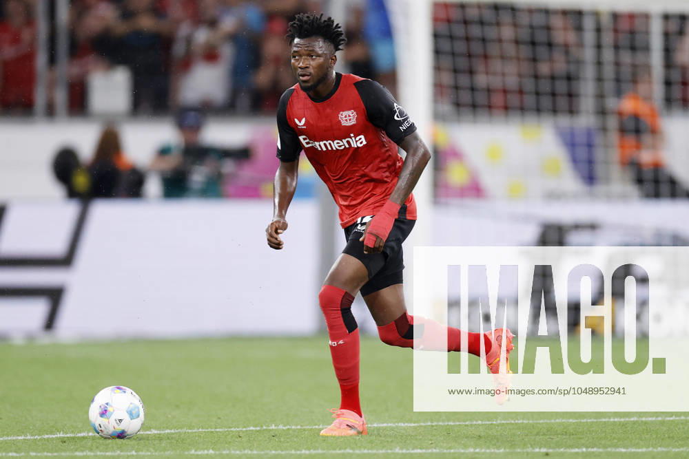 TAPSOBA Edmond Team Bayer 04 Leverkusen Final DFL Supercup 2024 Match Bayer 04 Leverkusen VfB Stuttgart on 17 08 2024 in Leverkusen DFL REGULATIONS PROHIBIT ANY USE OF PHOTOGRAPHS as IMAGE SEQUENCES and or QUASI VIDEO