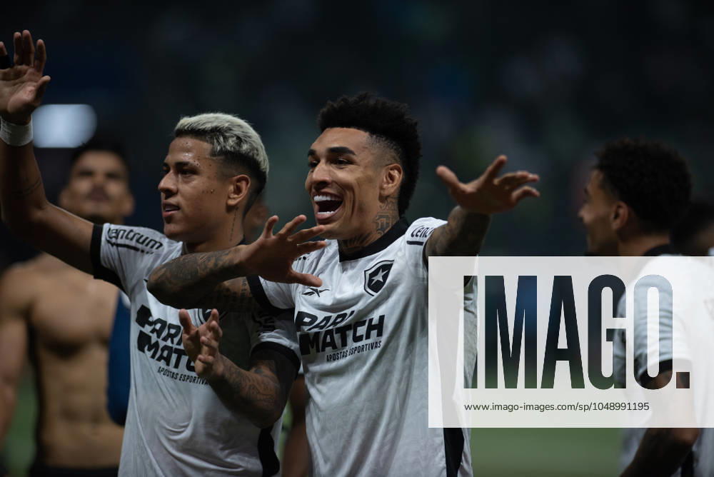 Match between Palmeiras and Botafogo for the Conmebol Libertadores 2024 Sao Paulo (SP), 08 21 2024 - LIBERTADORES PALMEIRAS X BOTAFOGO - Igor Jesus celebrates after the match between Palmeiras and Botafogo, valid for the second leg of the round of 16 of the Copa Conmebol Libertadores, on the night of this Wednesday, August 21, 2024, at Allianz Parque, in Sao Paulo-SP. (Foto: Ronaldo Barreto Thenews2 imago images) SPO