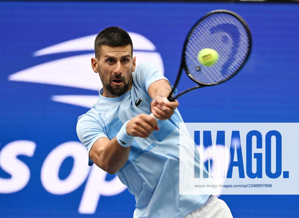 Practice court at the USTA Billie Jean King National Tennis Center in Flushing, Queens Featuring: Novak Djokovic Where: Flushing Meadows, New York, United States When: 21 Aug 2024 Credit: Robert Bell INSTARimages . NOT FOR USE BY NEWSPAPERS BASED IN THE UK.