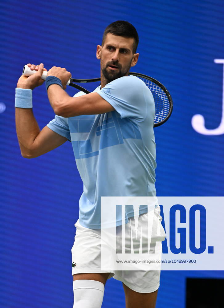 Practice court at the USTA Billie Jean King National Tennis Center in Flushing, Queens Featuring: Novak Djokovic Where: Flushing Meadows, New York, United States When: 21 Aug 2024 Credit: Robert Bell INSTARimages . NOT FOR USE BY NEWSPAPERS BASED IN THE UK.