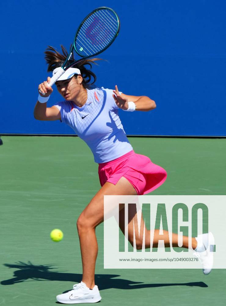 Emma Raducanu practices US Open, Previews, Flushing Meadows, New York, USA - 22 Aug 2024