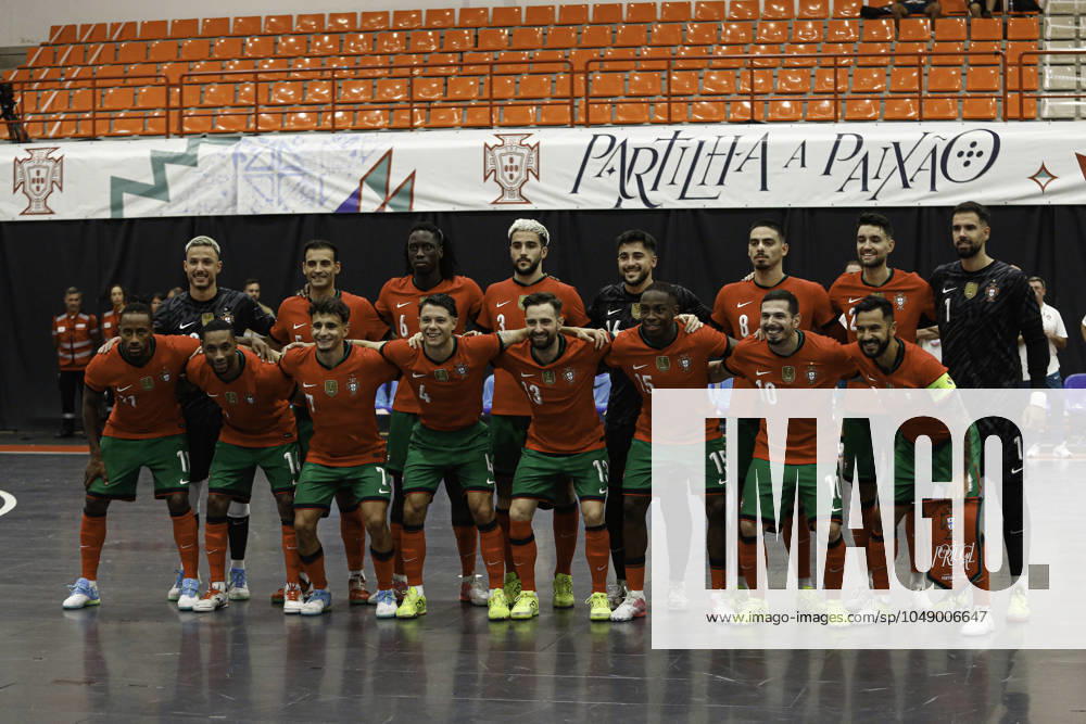 FUTSAL - PORTUGAL x CUBA Viseu (PT) 08 22 2024 - FUTSAL - PORTUGAL x CUBA, player from the Portugal national team, Nationalteam before the match between Portugal x Cuba, in a match valid in preparation for the 2024 Futsal World Championship, WM, Weltmeisterschaft which takes place in Uzbekistan. (Foto: Alexandre Gomes Thenews2 imago images) SPO