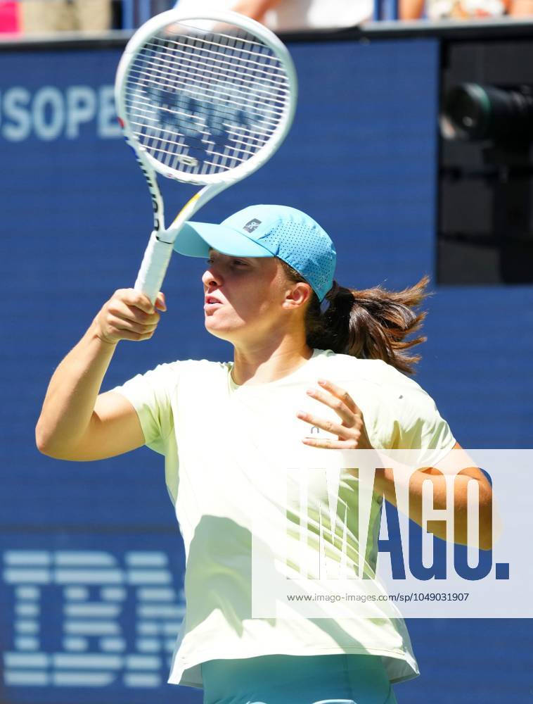 Iga Swiatek practices US Open Championships 2024, Previews, Flushing Meadows, New York, USA - 23 Aug 2024