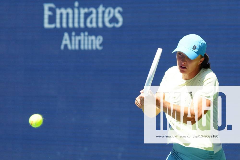 Iga Swiatek practices US Open Championships 2024, Previews, Flushing Meadows, New York, USA - 23 Aug 2024