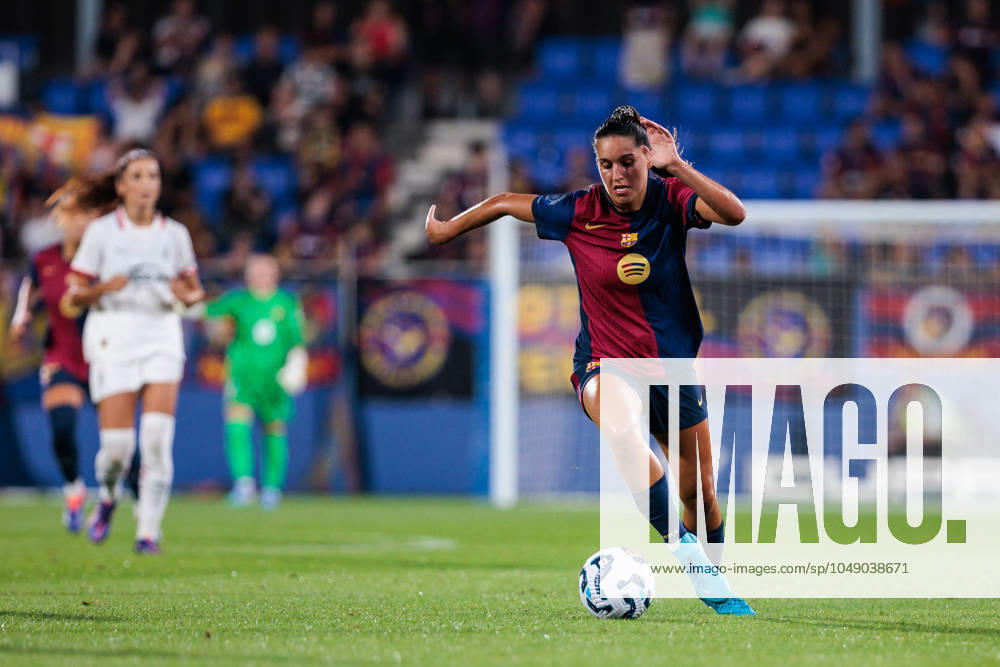Kika Nazareth of FC Barcelona, Barca Femenino in action during Trofeo Joan Gamper Femeni football match played between FC Barcelona and AC Milan at Johan Cruyff Stadium on August 23, 2024 in Sant Joan Despi, Spain. Sant Joan Despi Spain - ZUMAa181 20240823_zaa_a181_189