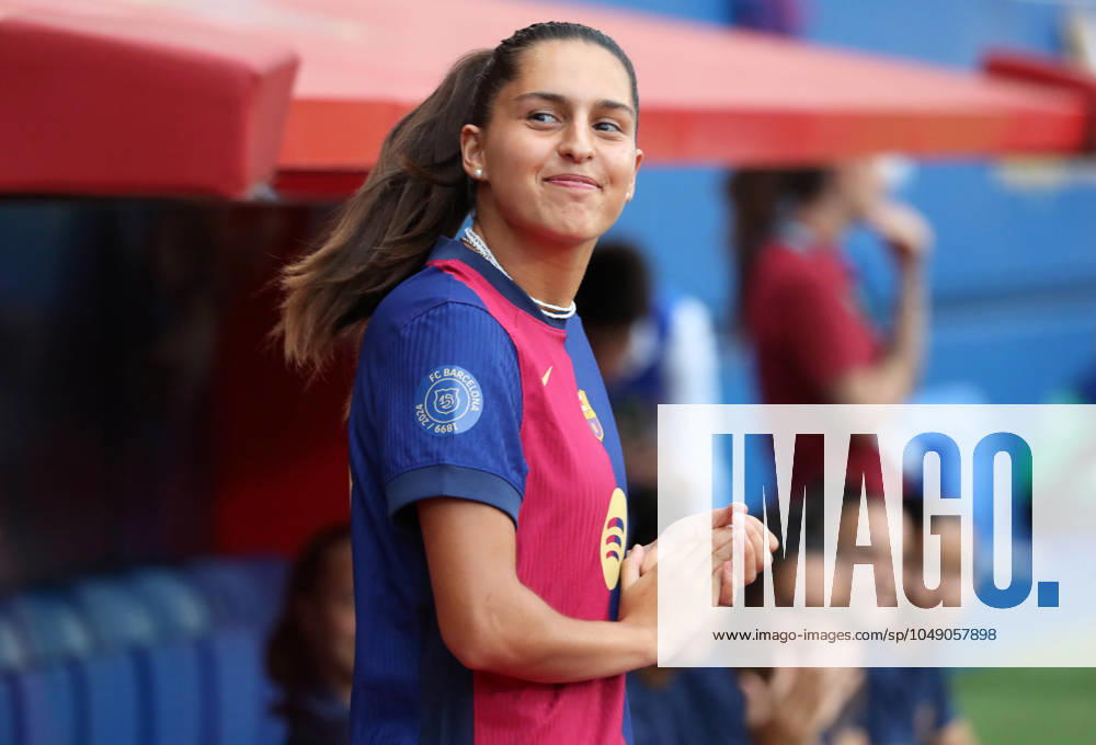 Presentation of the 2024-25 FC Barcelona, Barca Womens Team Kika Nazareth during the presentation of the 2024-25 FC Barcelona Women s squad at the Johan Cruyff Stadium in Barcelona, Spain, on August 23, 2024. Barcelona Barcelona Spain