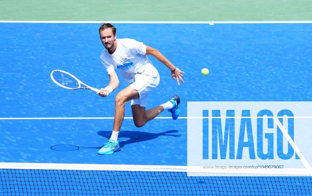 Daniil Medvedev practices US Open Championships 2024, Previews, Flushing Meadows, New York, USA - 24 Aug 2024