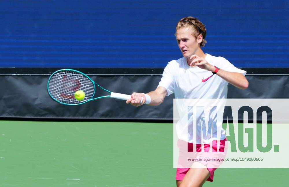 Sebastian Korda practices US Open Championships 2024, Previews, Flushing Meadows, New York, USA - 24 Aug 2024