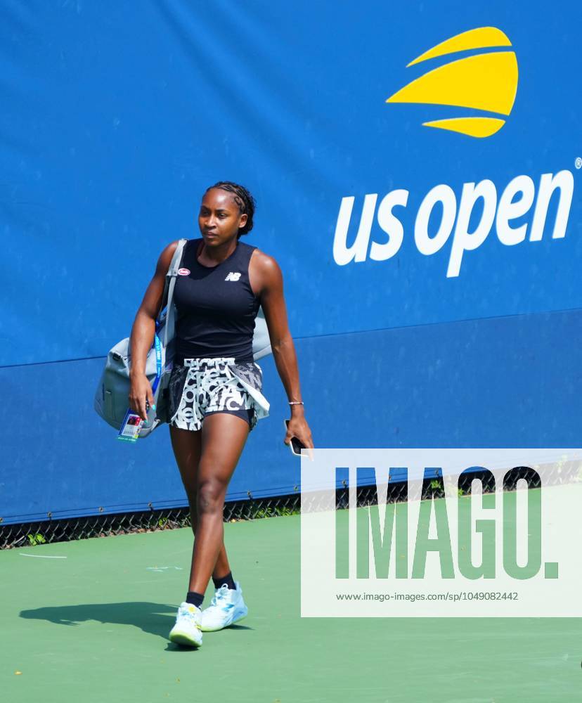 Coco Gauff practices US Open Championships 2024, Previews, Flushing Meadows, New York, USA - 24 Aug 2024