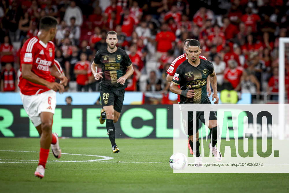 Gustavo Henrique forward of Estrela Amadora during the Liga Portugal Betclic match between SL Benfica and CF Estrela Amadora at Estadio da Luz on August 24, 2024 in Lisbon, Portugal (Valter Gouveia SPP)