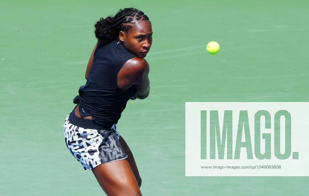 Coco Gauff practices US Open Championships 2024, Previews, Flushing Meadows, New York, USA - 24 Aug 2024