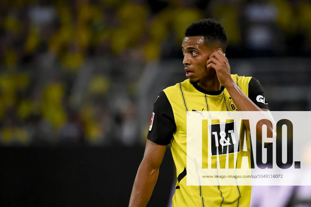 Felix Nmecha Borussia Dortmund looks on during the Bundesliga match between Borussia Dortmund and Eintracht Frankfurt at SIGNAL IDUNA PARK on August 24, 2024 in Dortmund, Germany Photo by Max Maiwald DeFodi Images Defodi 067 BVBSGE0240824 161 Defodi-067 DFL regulations prohibit any use of photographs as image sequences and or quasi-video.