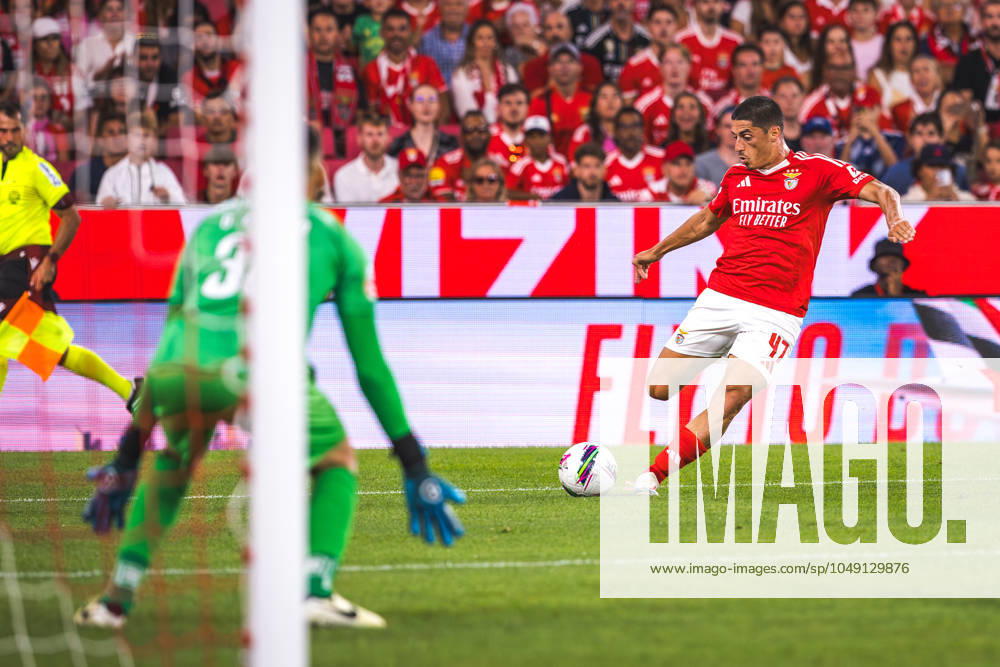 SL Benfica Vs CF Estrela da Amadora in Lisbon, Portugal - 24 Aug 2024 Tiago Gouveia of SL Benfica in action during the Liga Portugal Betclic match between SL Benfica and CF Estrela da Amadora at Estadio da Luz. Final score: SL Benfica 1 - 0 CF Estrela da Amadora Lisbon Portugal
