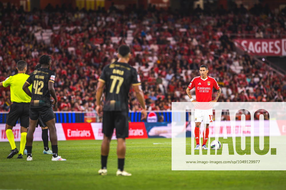 SL Benfica Vs CF Estrela da Amadora in Lisbon, Portugal - 24 Aug 2024 Angel Di Maria of SL Benfica in action during the Liga Portugal Betclic match between SL Benfica and CF Estrela da Amadora at Estadio da Luz. Final score: SL Benfica 1 - 0 CF Estrela da Amadora Lisbon Portugal