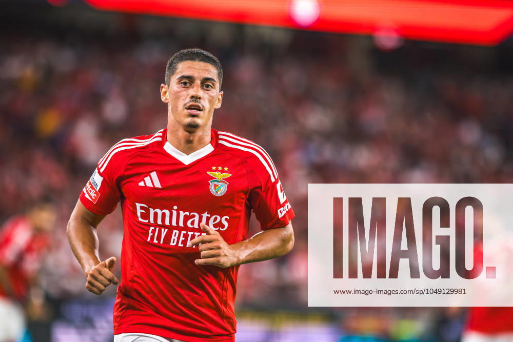 SL Benfica Vs CF Estrela da Amadora in Lisbon, Portugal - 24 Aug 2024 Tiago Gouveia of SL Benfica in action during the Liga Portugal Betclic match between SL Benfica and CF Estrela da Amadora at Estadio da Luz. Final score: SL Benfica 1 - 0 CF Estrela da Amadora Lisbon Portugal