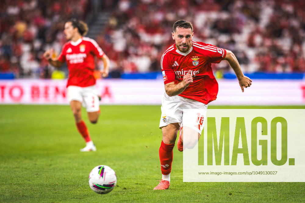 SL Benfica Vs CF Estrela da Amadora in Lisbon, Portugal - 24 Aug 2024 Orkun Kokcu of SL Benfica in action during the Liga Portugal Betclic match between SL Benfica and CF Estrela da Amadora at Estadio da Luz. Final score: SL Benfica 1 - 0 CF Estrela da Amadora Lisbon Portugal