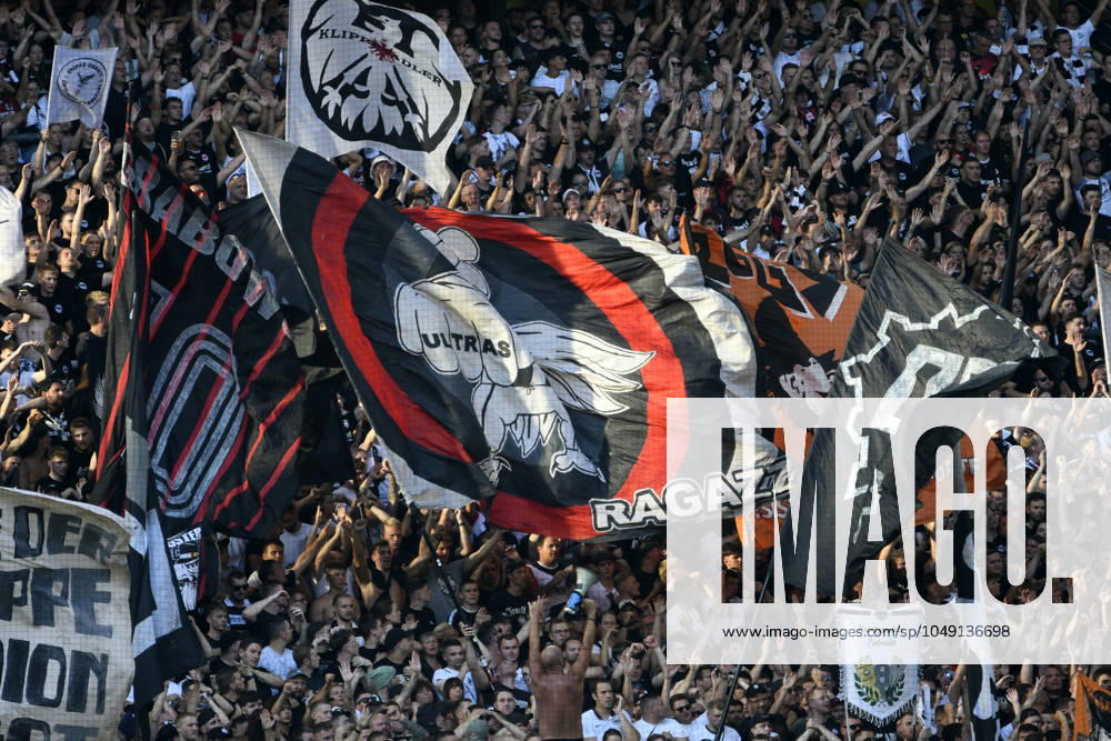 Signal Iduna Arena Dortmund 24 8 2024, 1 Soccer Bundesliga Season 2024 25 1 Matchday, Borussia Dortmund BVB, yellow vs Eintracht Frankfurt SGE, white 2 0 Frankfurt Ultras