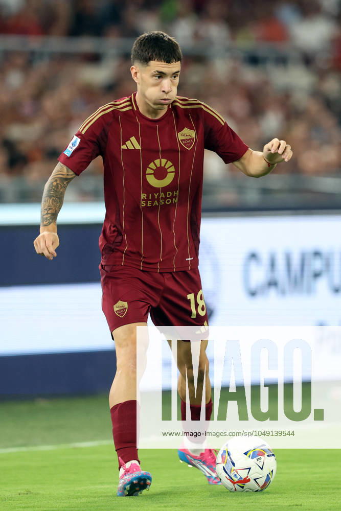 Rome, Italy 25.08.2024 : Matias Soule of Roma during Italian football championship Serie A Enilive 2024-2025 match AS Roma Vs Empoli FC at Stadio Olimpico in Rome on August 25, 2024.