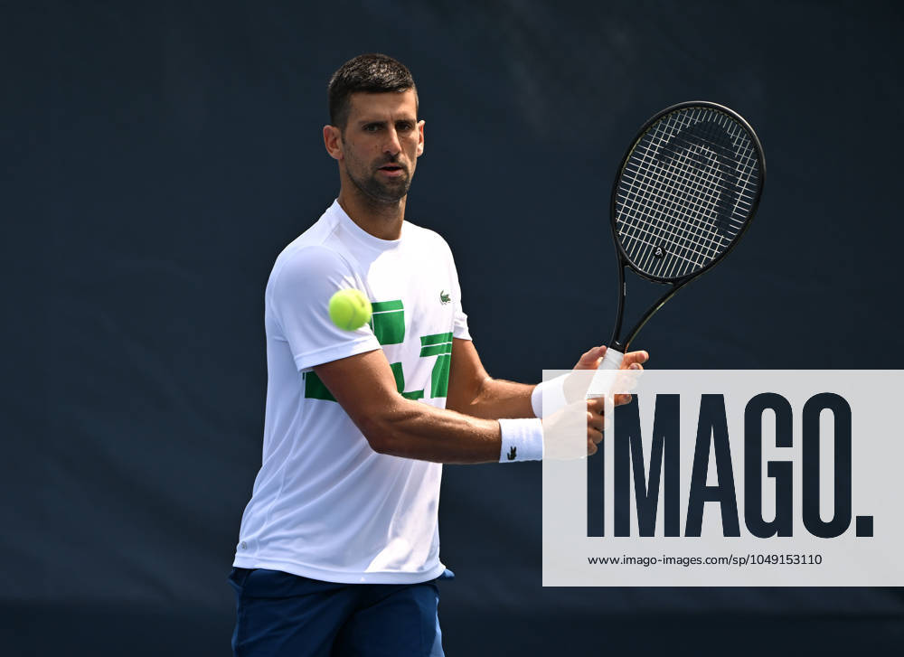 Practice court at the USTA Billie Jean King National Tennis Center during the US Open Featuring: Novak Djokovic Where: Queens, New York, United States When: 25 Aug 2024 Credit: Robert Bell INSTARimages . NOT FOR USE BY NEWSPAPERS BASED IN THE UK.