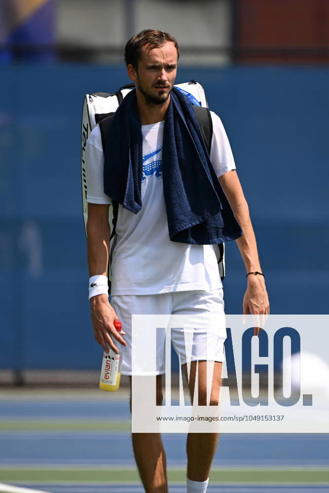 Practice court at the USTA Billie Jean King National Tennis Center during the US Open Featuring: Daniil Medvedev Where: Queens, New York, United States When: 25 Aug 2024 Credit: Robert Bell INSTARimages . NOT FOR USE BY NEWSPAPERS BASED IN THE UK.