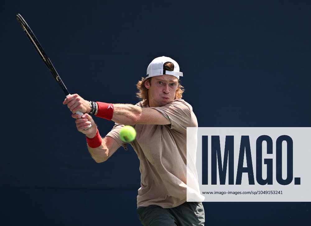 Practice court at the USTA Billie Jean King National Tennis Center during the US Open Featuring: Andrey Rublev Where: Queens, New York, United States When: 25 Aug 2024 Credit: Robert Bell INSTARimages . NOT FOR USE BY NEWSPAPERS BASED IN THE UK.