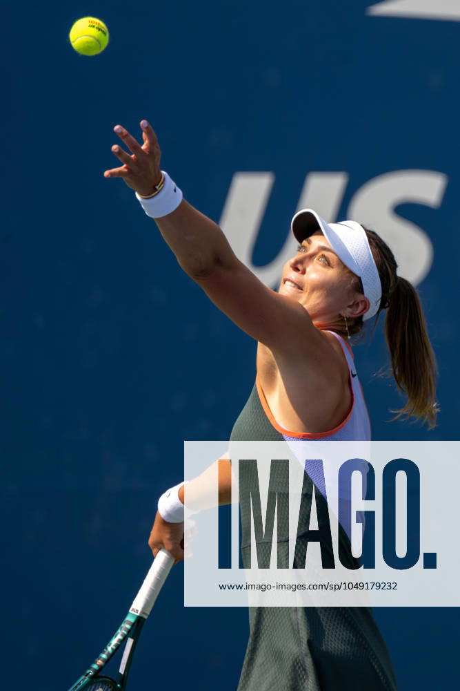 Viktorija Golubic (SUI) vs. Paula Badosa (ESP) during 2024 U.S. Open Tennis Championships at the USTA Billie Jean King National Tennis Center Featuring: Paula Badosa Where: Queens, New York, United States When: 26 Aug 2024 Credit: David Lobel INSTARimages . NOT FOR USE BY NEWSPAPERS BASED IN THE UK.
