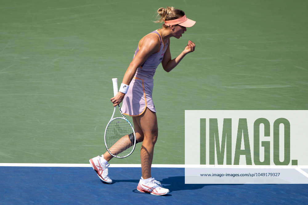 Viktorija Golubic (SUI) vs. Paula Badosa (ESP) during 2024 U.S. Open Tennis Championships at the USTA Billie Jean King National Tennis Center Featuring: Viktorija Golubic Where: Queens, New York, United States When: 26 Aug 2024 Credit: David Lobel INSTARimages . NOT FOR USE BY NEWSPAPERS BASED IN THE UK.