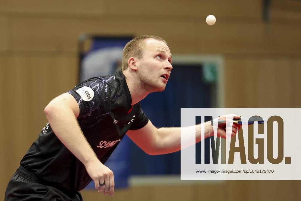 Benedikt Duda TTC Schwalbe Bergneustadt controls the ball, 1 mens table tennis Bundesliga, TTC Schwalbe Bergneustadt vs TTC Zugbruecke Grenzau, Burstenhalle, August 26, 2024 in Bergneustadt, Germany Photo by Marco Steinbrenner DeFodi Images Benedikt Duda TTC Schwalbe Bergneustadt controls the ball, 1 mens table tennis Bundesliga, TTC Schwalbe Bergneustadt vs TTC Zugbruecke Grenzau, Burstenhalle, August 26, 2024 in Bergneustadt, Germany Photo by Marco Steinbrenner DeFodi Images Defodi 700 berg grenzau 20240826 074 Defodi-700