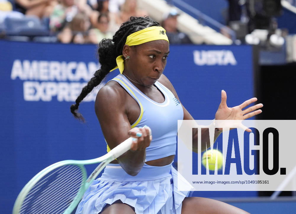 August 26,2024: CoCo Gauff (USA) defeated Varvara Gracheva 6-2, 6-0, at the US Open being played at Billie Jean King National Tennis Center in Flushing, Queens, NY. Â CSM Flushing, Queens USA - ZUMAc04_ 20240826_zma_c04_031