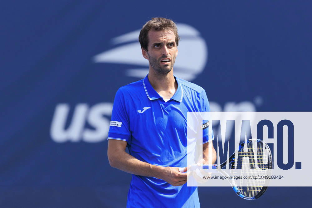 Albert Ramos-Vinolas during Day 1 of his match against Matteo Berrettini in the 2024 US Open held at the USTA Billie Jean King National Tennis Center on MondayAugust 26, 2024 in the Flushing neighborhood of the Queens borough of New York City. JAVIER ROJAS PI Flushing Meadows USA - ZUMAp124 20240826_zaa_p124_007