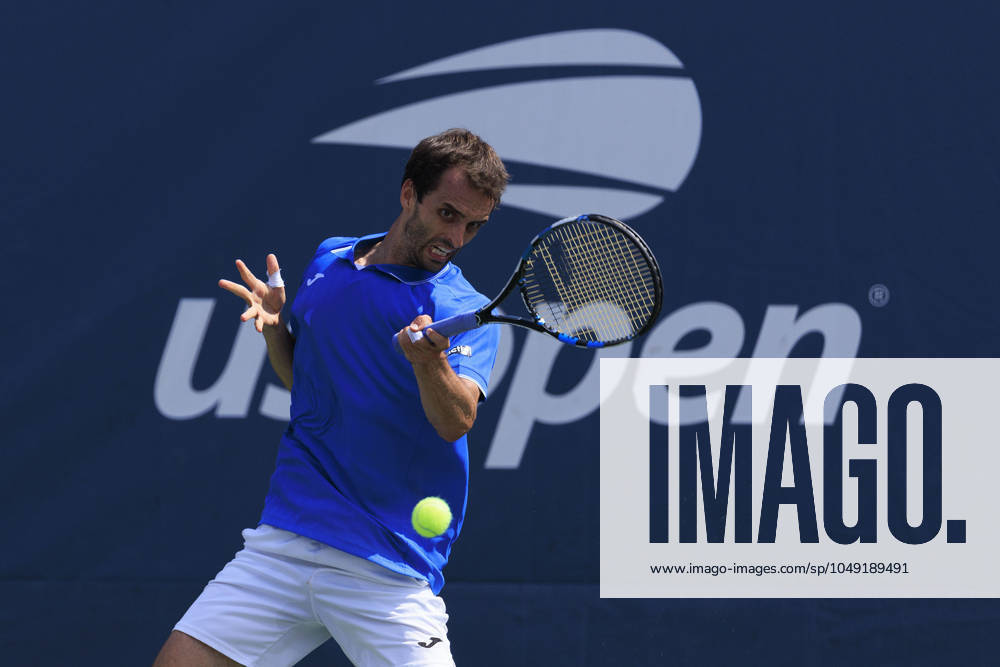 Albert Ramos-Vinolas during Day 1 of his match against Matteo Berrettini in the 2024 US Open held at the USTA Billie Jean King National Tennis Center on MondayAugust 26, 2024 in the Flushing neighborhood of the Queens borough of New York City. JAVIER ROJAS PI Flushing Meadows USA - ZUMAp124 20240826_zaa_p124_014