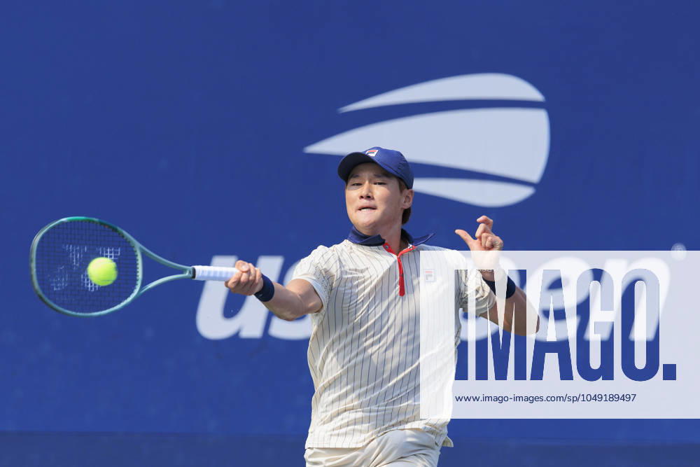 Soonwoo Kwon during Day 1 of his match against Alexei Popyrin in the 2024 US Open held at the USTA Billie Jean King National Tennis Center on MondayAugust 26, 2024 in the Flushing neighborhood of the Queens borough of New York City. JAVIER ROJAS PI Flushing Meadows USA - ZUMAp124 20240826_zaa_p124_019
