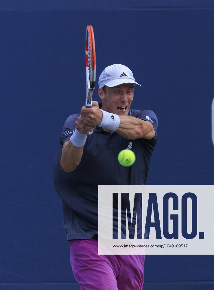 Jan Choinski during Day 1 of his match against Roberto Carballes Baena in the 2024 US Open held at the USTA Billie Jean King National Tennis Center on MondayAugust 26, 2024 in the Flushing neighborhood of the Queens borough of New York City. JAVIER ROJAS PI Flushing Meadows USA - ZUMAp124 20240826_zaa_p124_036