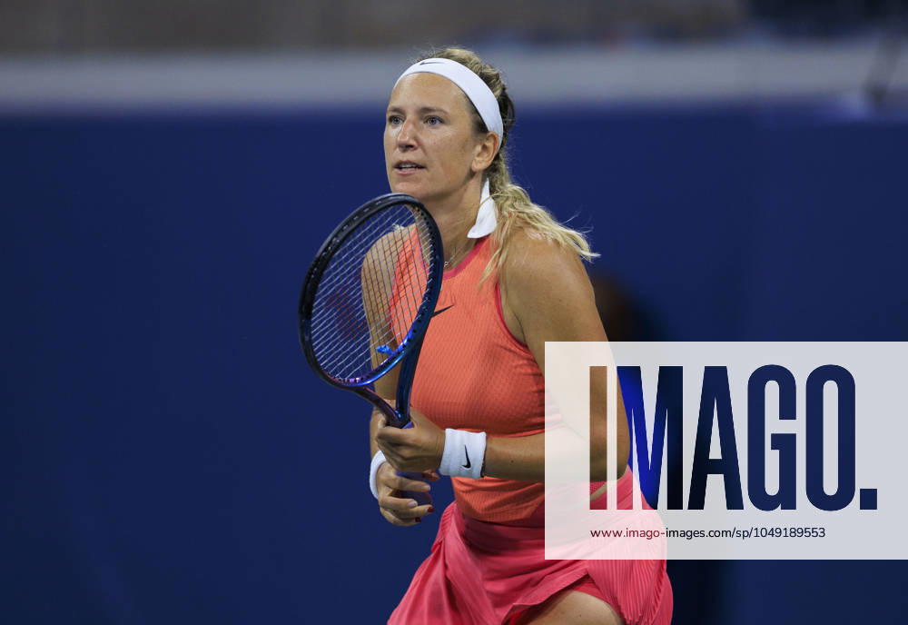 Victoria Azarenka during Day 1 of her match against Yuliia Starodubtseva in the 2024 US Open held at the USTA Billie Jean King National Tennis Center on MondayAugust 26, 2024 in the Flushing neighborhood of the Queens borough of New York City. JAVIER ROJAS PI Flushing Meadows USA - ZUMAp124 20240826_zaa_p124_073