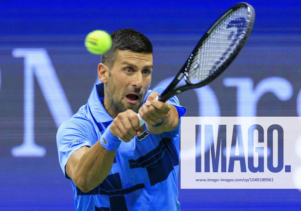 Novak Djokovic during Day 1 of his match against Radu Albot in the 2024 US Open held at the USTA Billie Jean King National Tennis Center on MondayAugust 26, 2024 in the Flushing neighborhood of the Queens borough of New York City. JAVIER ROJAS PI Flushing Meadows USA - ZUMAp124 20240826_zaa_p124_081