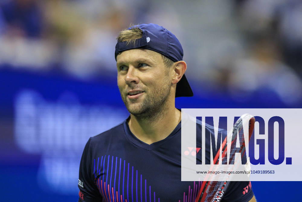 Radu Albot during Day 1 of his match against Novak Djokovic in the 2024 US Open held at the USTA Billie Jean King National Tennis Center on MondayAugust 26, 2024 in the Flushing neighborhood of the Queens borough of New York City. JAVIER ROJAS PI Flushing Meadows USA - ZUMAp124 20240826_zaa_p124_083
