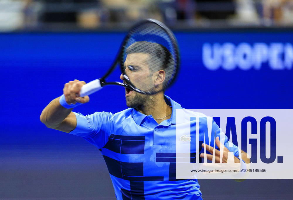 Novak Djokovic during Day 1 of his match against Radu Albot in the 2024 US Open held at the USTA Billie Jean King National Tennis Center on MondayAugust 26, 2024 in the Flushing neighborhood of the Queens borough of New York City. JAVIER ROJAS PI Flushing Meadows USA - ZUMAp124 20240826_zaa_p124_086