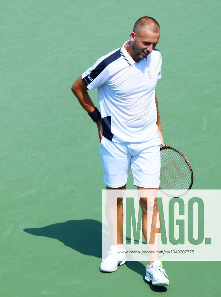 Dan Evans in first round action US Open Championships 2024, Day Two, Flushing Meadows, New York, USA - 27 Aug 2024