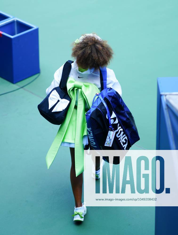 Naomi Osaka walks onto Louis Armstrong Court US Open Championships 2024, Day Two, Flushing Meadows, New York, USA - 27 Aug 2024