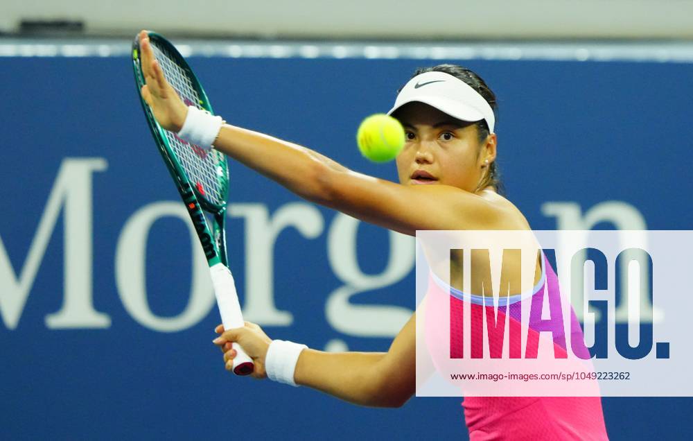 Emma Raducanu during her first round defeat US Open Championships 2024, Day Two, Flushing Meadows, New York, USA - 27 Aug 2024