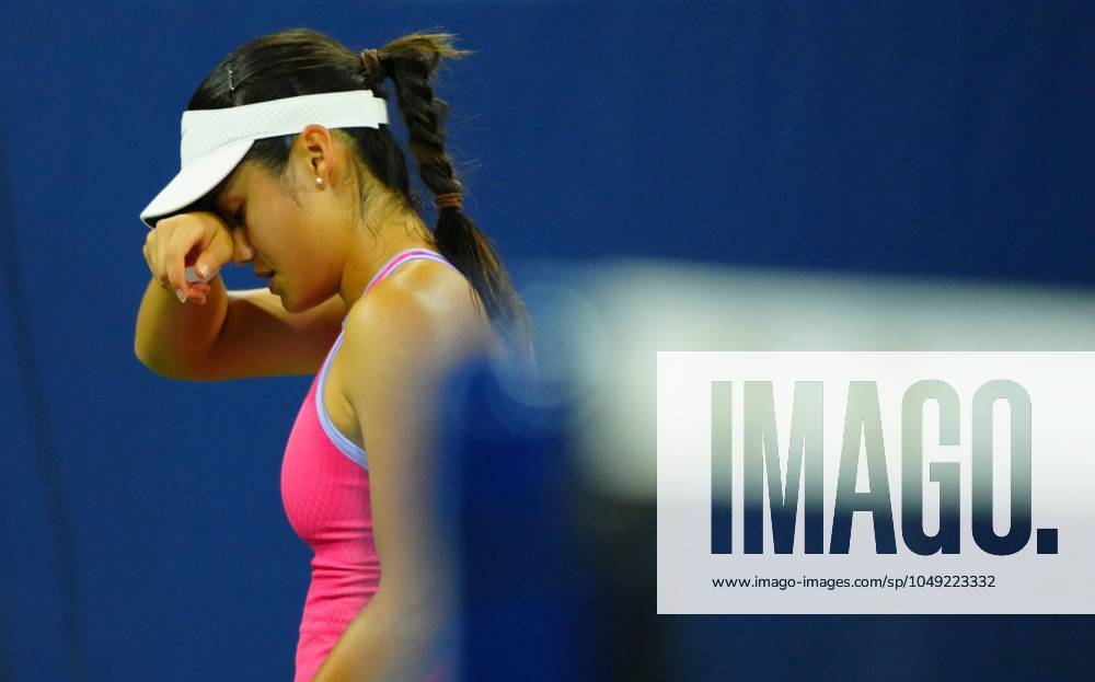 Emma Raducanu during her first round defeat US Open Championships 2024, Day Two, Flushing Meadows, New York, USA - 27 Aug 2024