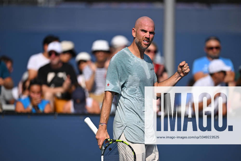 US Open - First Round Adrian Mannarino (FRA) during his first round match at the 2024 US Open at Billie Jean National Tennis Center in New York City, NY, USA, on August 27, 2024. Photo by Corinne Dubreuil ABACAPRESS.COM New York City NY United States