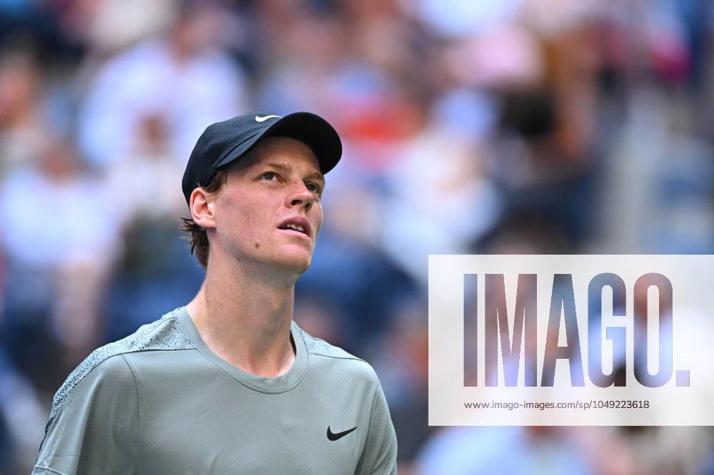 US Open - First Round Jannik Sinner (ITA) during his first round match at the 2024 US Open at Billie Jean National Tennis Center in New York City, NY, USA, on August 27, 2024. Photo by Corinne Dubreuil ABACAPRESS.COM New York City NY United States