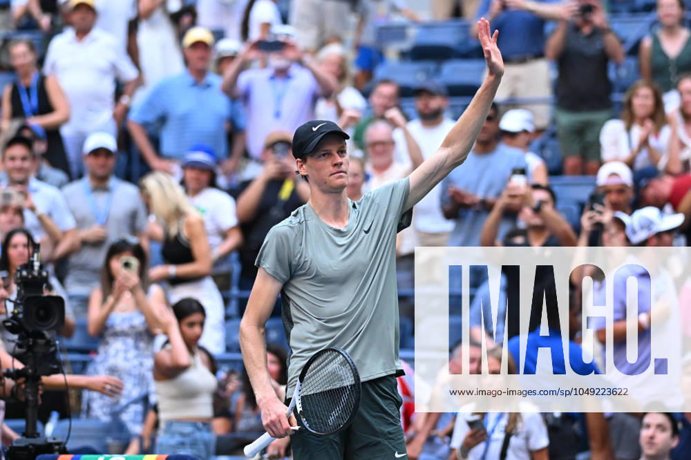 US Open - First Round Jannik Sinner (ITA) during his first round match at the 2024 US Open at Billie Jean National Tennis Center in New York City, NY, USA, on August 27, 2024. Photo by Corinne Dubreuil ABACAPRESS.COM New York City NY United States