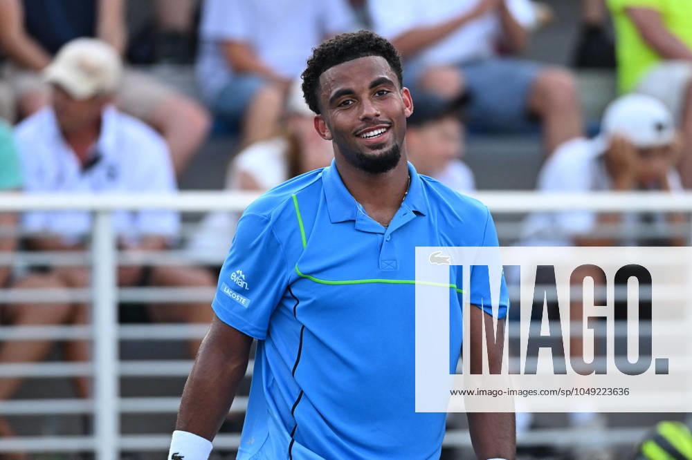 US Open - First Round Arthur Fils (FRA) during his first round match at the 2024 US Open at Billie Jean National Tennis Center in New York City, NY, USA, on August 27, 2024. Photo by Corinne Dubreuil ABACAPRESS.COM New York City NY United States