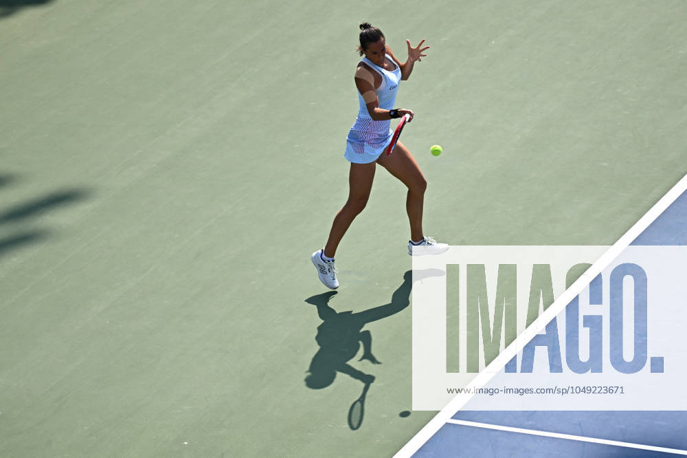 US Open - First Round Caroline Garcia (FRA) during her first round match at the 2024 US Open at Billie Jean National Tennis Center in New York City, NY, USA, on August 27, 2024. Photo by Corinne Dubreuil ABACAPRESS.COM New York City NY United States