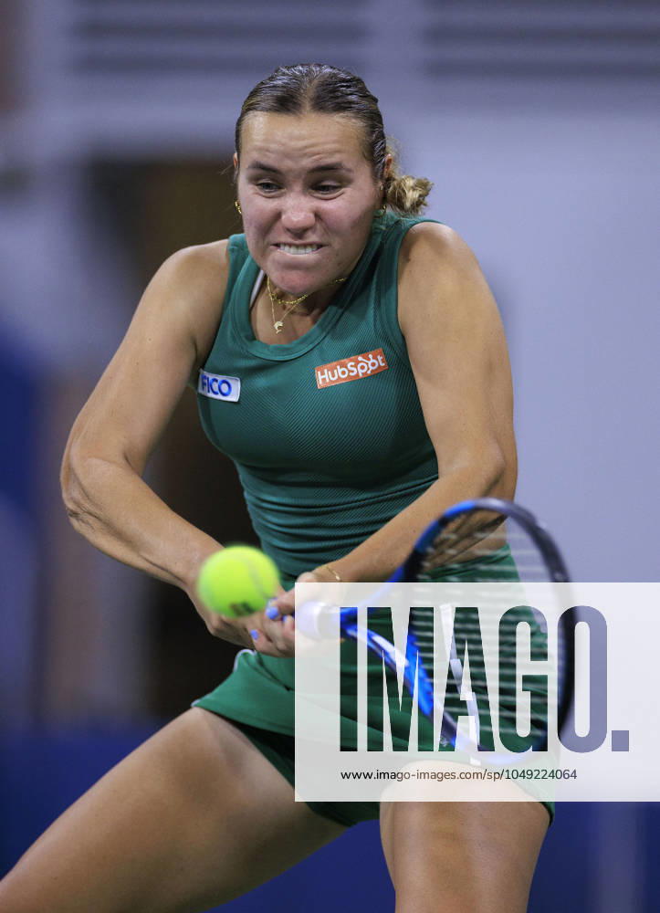 Sofia Kenin during Day 2 of her match against Emma Raducanu in the 2024 US Open held at the USTA Billie Jean King National Tennis Center on MondayAugust 26, 2024 in the Flushing neighborhood of the Queens borough of New York City. JAVIER ROJAS PI Flushing Meadows USA - ZUMAp124 20240827_zaa_p124_088